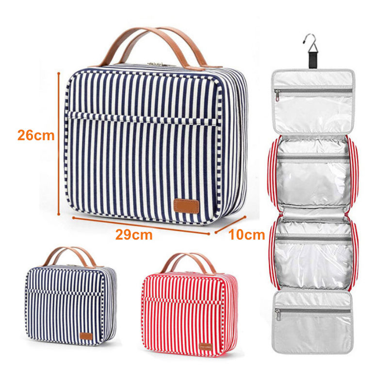 JXGZSO Kosmetiktasche „Dam It“ Für Biberliebhaber – 23 X 17 Cm, Segeltuch – Lustiges Geschenk