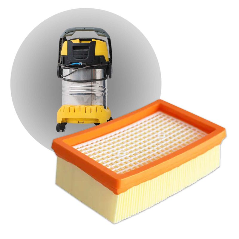 Alternativer Flachfaltenfilter für Kärcher Nass-/Trockensauger MV KWD WD