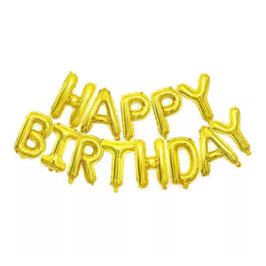 Happy Birthday Buchstabenballon Luftballon Folienballon Girlande