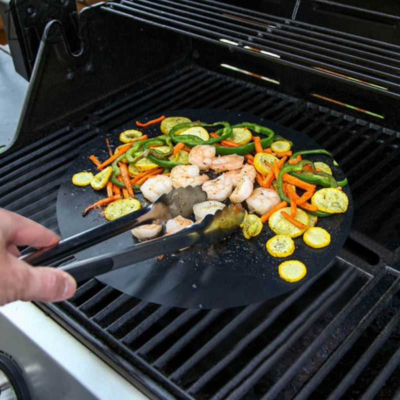 Grillmatte Antihaft Teflon BBQ feuerfest rund 2 Stück