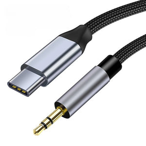 1m Adapterkabel USB Type-C auf 3,5mm Kopfhöreranschluss Klinke Aux