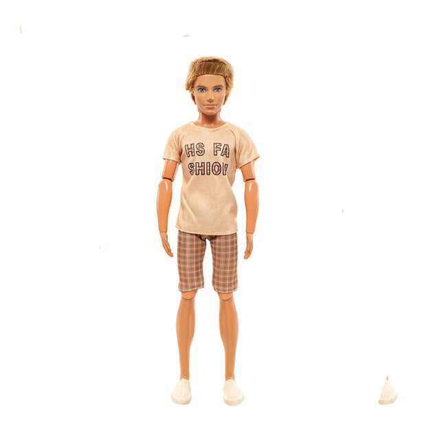 Ken und Barbie Kleider Paarweise Set Casual Mode Beige