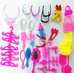 40-teiliges Puppen Zubehör Set für Barbie Accessories Spielset