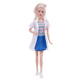 Medizin Puppen Zubehör für Barbie Spielset Ärztin Kleid und Mantel