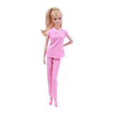 Medizin Puppen Zubehör für Barbie Spielset Krankenschwester Pink