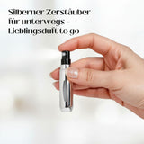 5ml Mini-Parfümzerstäuber Parfum Vaporisateur Silbrig