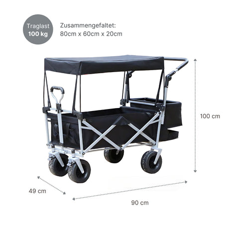 Bollerwagen Leiterwagen Gartenwagen Handpritschenwagen Traglast 100kg