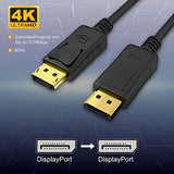 2.5m DisplayPort Kabel DP-Kabel Bildschirmkabel Monitoranschlusskabel