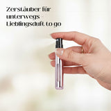 2er-Set Mini-Parfümzerstäuber 8ml Parfum Vaporisateur Pink Goldig