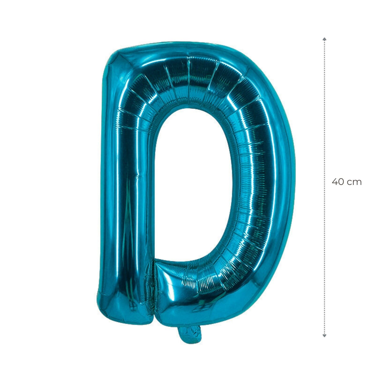 Buchstabenballon D Blau Geburtstagsparty Ballon Folienballon 40cm