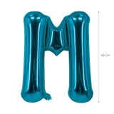 Buchstabenballon M Blau Geburtstagsparty Ballon Folienballon 40cm