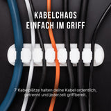 Selbstklebender Kabelhalter Kabelmanagement Kabelkanal Kabelmanager
