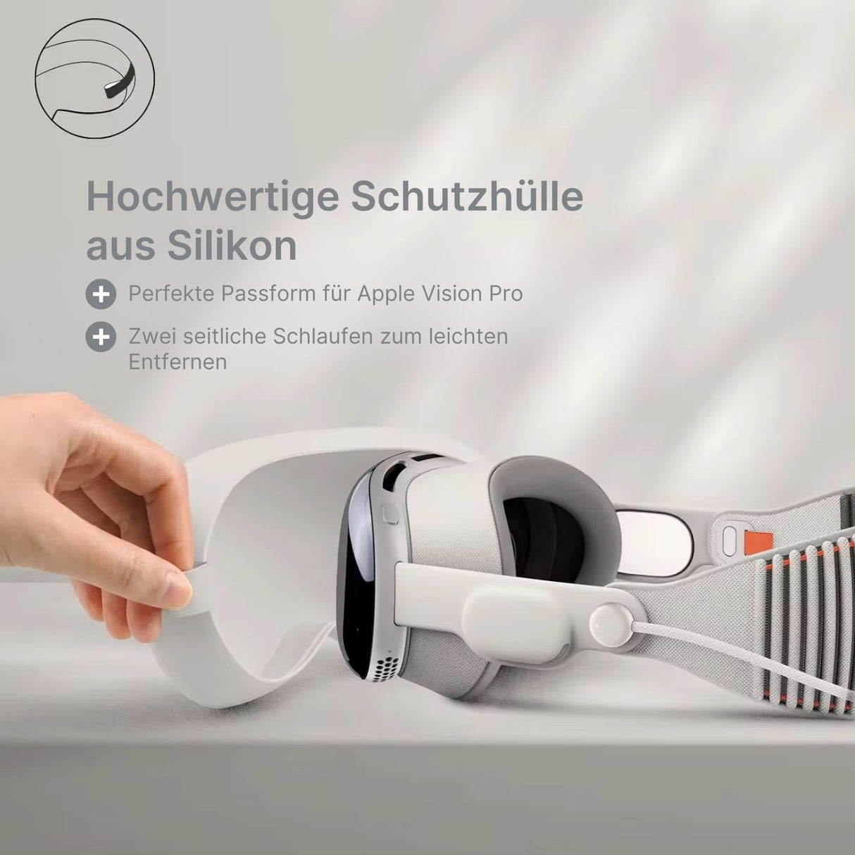 Schutzhülle für Apple Vision Pro Silikonhülle Schutzcase Silikonabdeckung