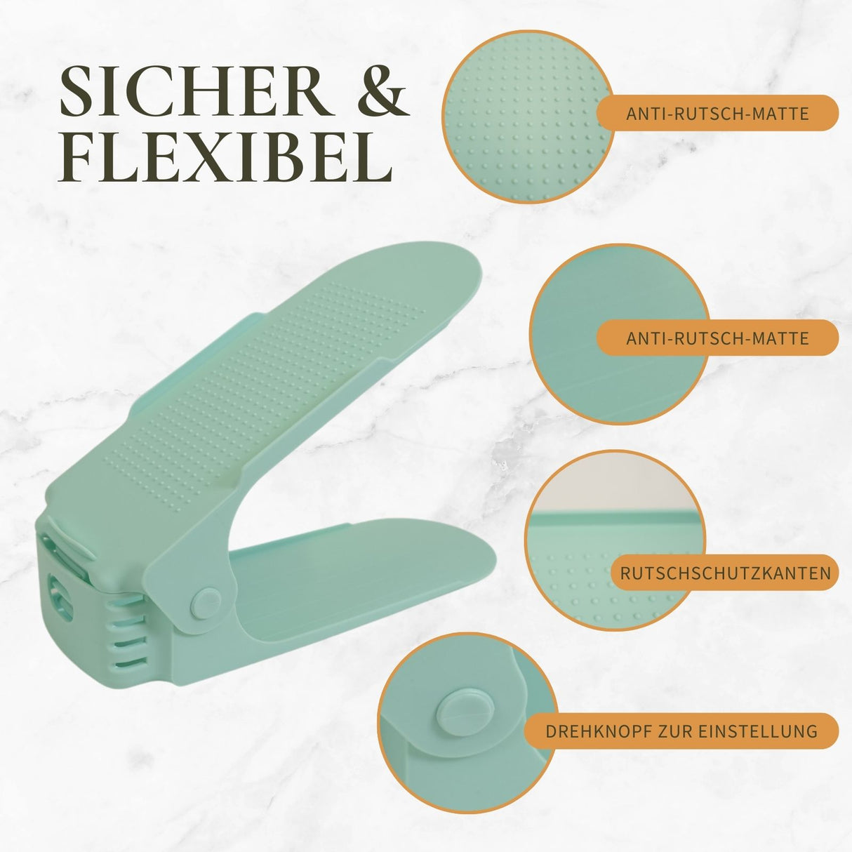 Schuhhalter Schuhregal Schuhhalterung Schuh-Organizer Schuhstapler Schuhschrank