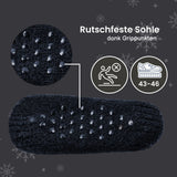 Hausschuhe Gr. 43-46 Kuschelsocken Pantoffeln Wintersocken Fuzzy-Socken