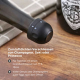 Champagner-Stopfen mit Schloss Proseccoflaschen-Verschluss Flaschenverschluss