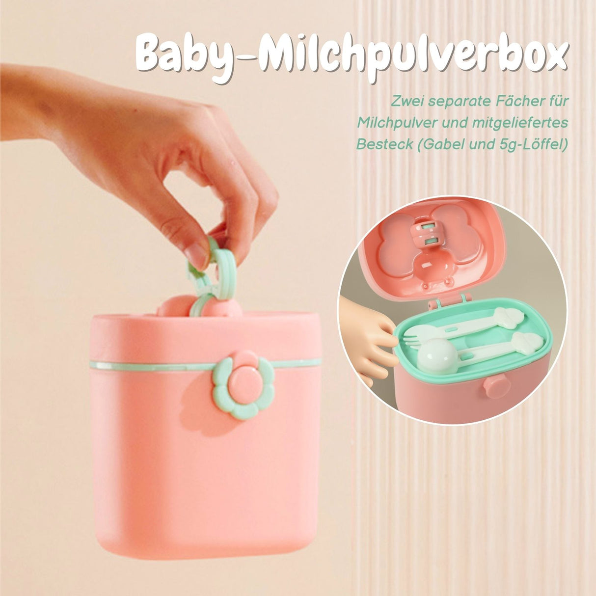 babyflaschen aufbewahrung küche Baby-Milchpulverbox Behälter Lebensmittelbox Milchpulverspender Aufbew – Hermex.ch
