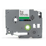 Alternatives Etikettenband zu Brother TZe-FX721 Beschriftungsband