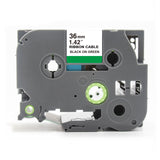 Alternatives Etikettenband zu Brother TZe-FX761 Beschriftungsband