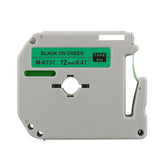 Alternatives Etikettenband zu Brother M-K731BZ Beschriftungsband
