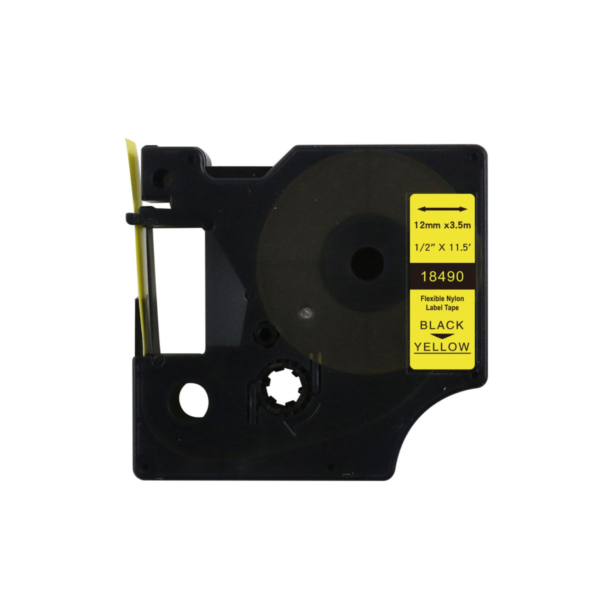 Alternatives Etikettenband zu Dymo 18490 / S0718080 Nylonetiketten