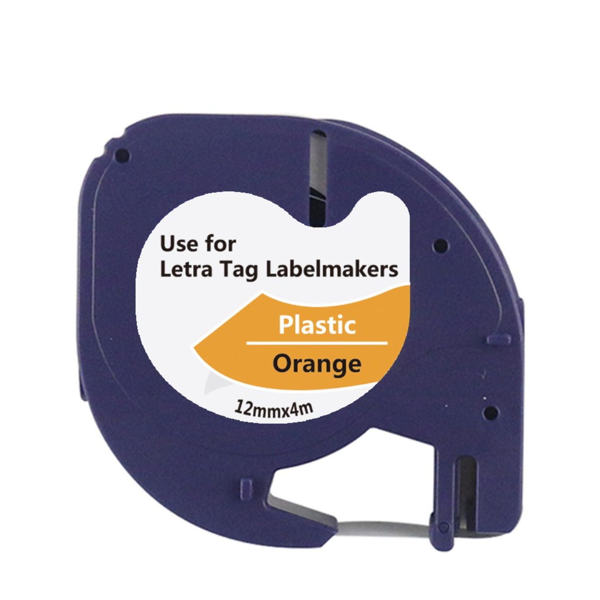 Alternatives Etikettenband zu Dymo LT12mm-Orange LetraTag