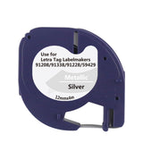 Alternatives Etikettenband zu Dymo 91228 / S0721730 LetraTag