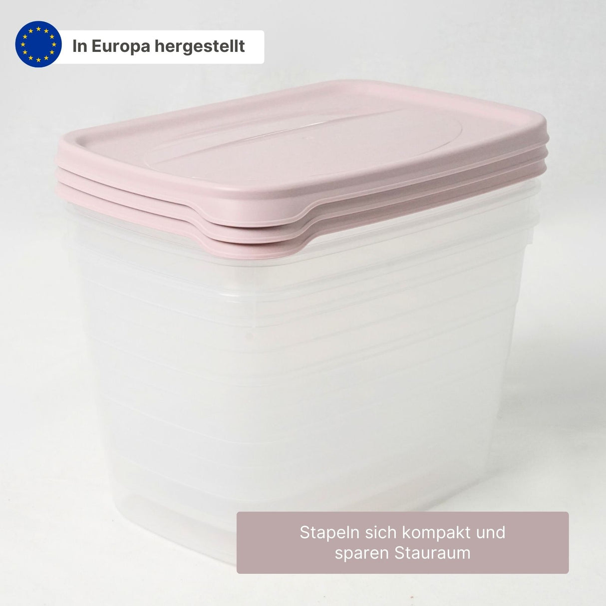 3er-Set Meal-Prep-Dosen Boxen Aufbewahrungsdosen Frischhaltedosen