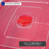 3er-Set Vorratsdosen Aufbewahrungsdosen Gefrierdosen Mikrowellendosen