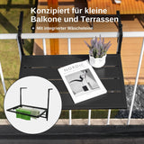 Klappbarer Hängetisch Balkontisch Hängeablage Outdoor-Tisch Ablage