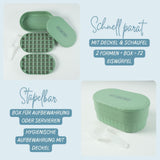 Eiswürfelform mit Aufbewahrungsbox Eiswürfel-Maker-Set Eiswürfelschale