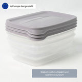 3er-Set Aufbewahrungsdosen Frischhaltedosen Boxen Meal-Prep-Dosen