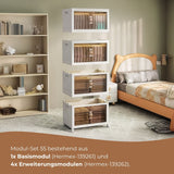 Modul-Set 55 Vorratsschrank Faltbox 1 Basis 4 Erweiterungen