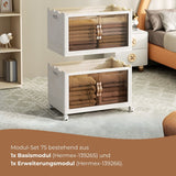 Modul-Set 75 Vorratsschrank Faltbox 1 Basis 1 Erweiterung