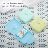 3er-Set Aufbewahrungsbox für Hygieneartikel Reisedose Pflasterdose Dose