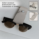 Brillenablage fürs Auto Sonnenbrillenhalter Sonnenblende-Clip Etui