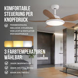 Ventilator Deckengebläse mit LED-Beleuchtung Deckenventilator