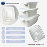 6er-Set Mikrowellenbehälter Gefrierdosen Mikrowellendosen Vorratsdosen