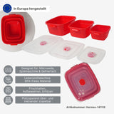 7er-Set Mikrowellendosen Vorratsdosen mit Mikrowellen-Becher Tasse