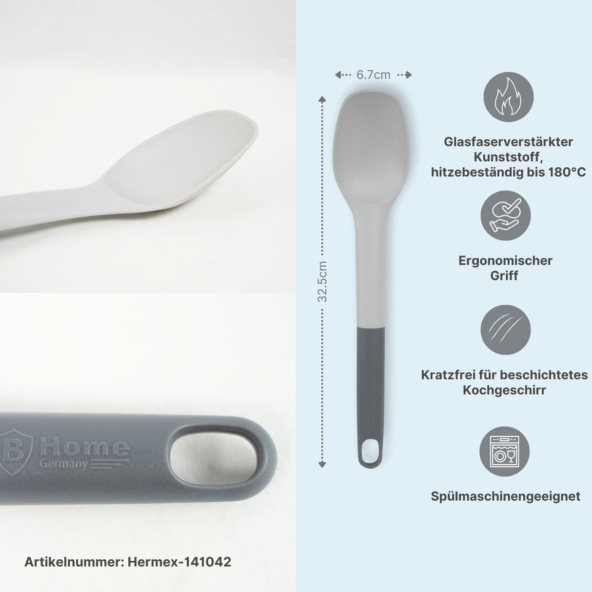 7-tlg. Back- und Küchenhelfer-Set Küchenzubehör Backutensilien