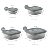 14-tlg. Frischhaltedosen-Set Vorratsdosen Meal-Prep-Dosen Gefrierdosen