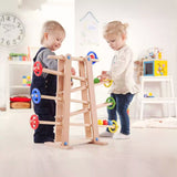 Holz-Kugelbahn Achterbahn Murmelbahn Holzspielzeug Kinderspielzeug