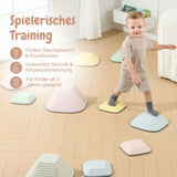 Balanciersteine Balance Trainer Trittsteine Fluss-Steine Balancespiel