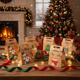 DIY Adventskalender Adventskalender-Säckli Weihnachts-Tüten Tütenset