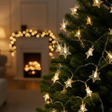 LED Sternenlichterkette 3m Dekolichterkette Sternenlichtgirlande