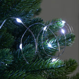 LED Kupferdraht-Lichterkette 2m Deko-Lichter Weihnachtslichterkette