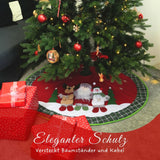 Christbaumdecke Weihnachtsbaum-Teppich Tannenbaum-Rock Baumunterlage