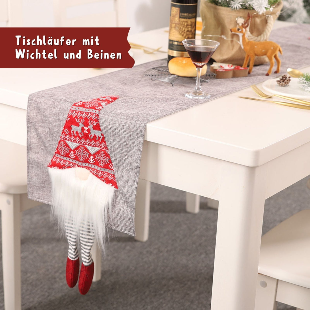 Tischläufer Deko-Läufer Tischband Tischdecke Tischdeko Weihnachtsdeko