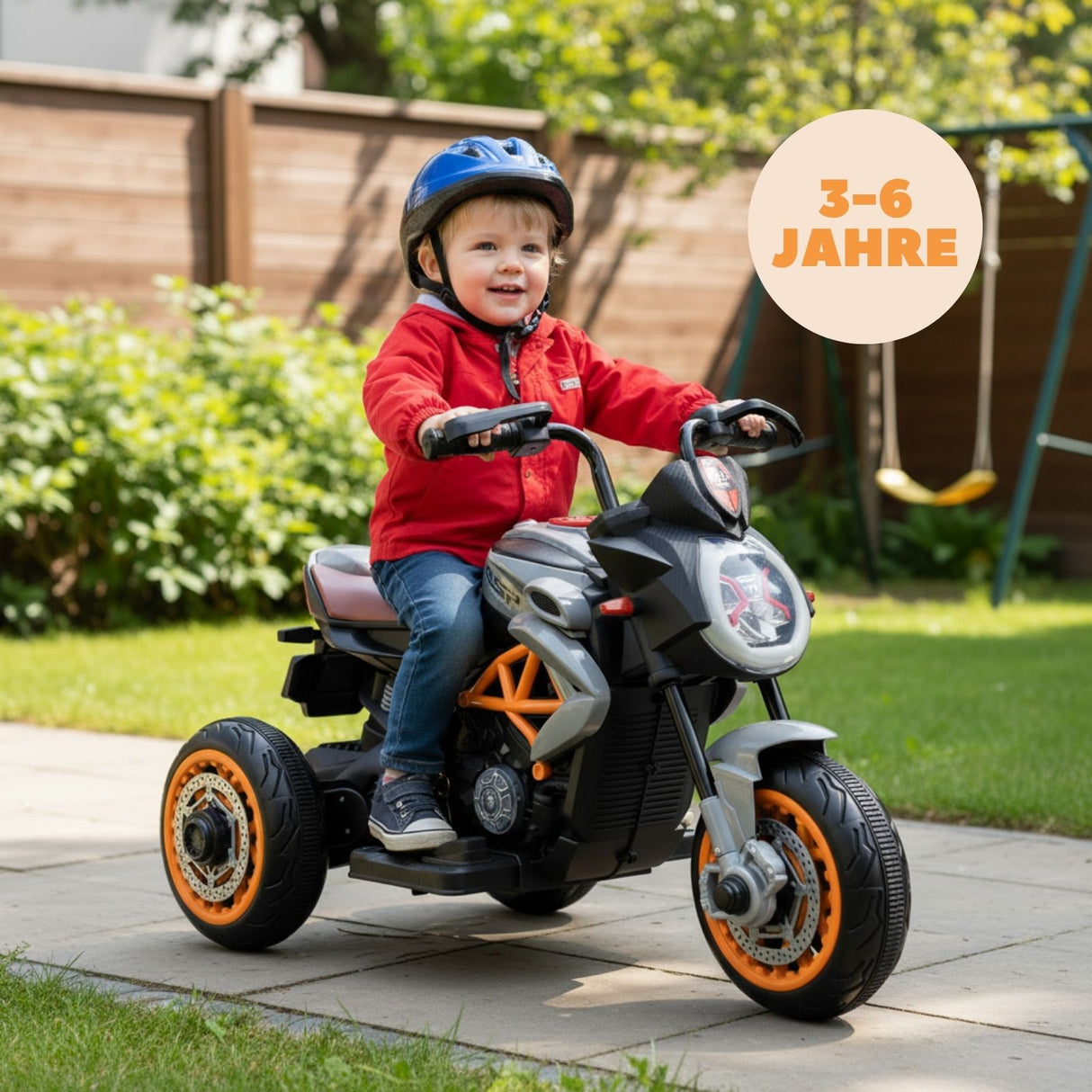Elektro-Motorrad für Kinder Kinderfahrezug Elektro-Dreirad Spielzeug