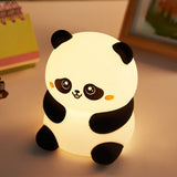 LED-Panda-Nachtlicht Kinder-Nachttischlampe Tierlicht Tischleuchte